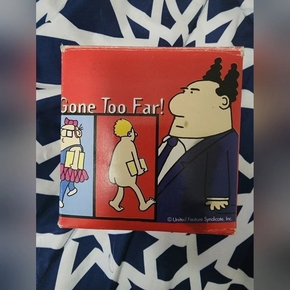 Vintage Dilbert Casual Day Mug with original box
